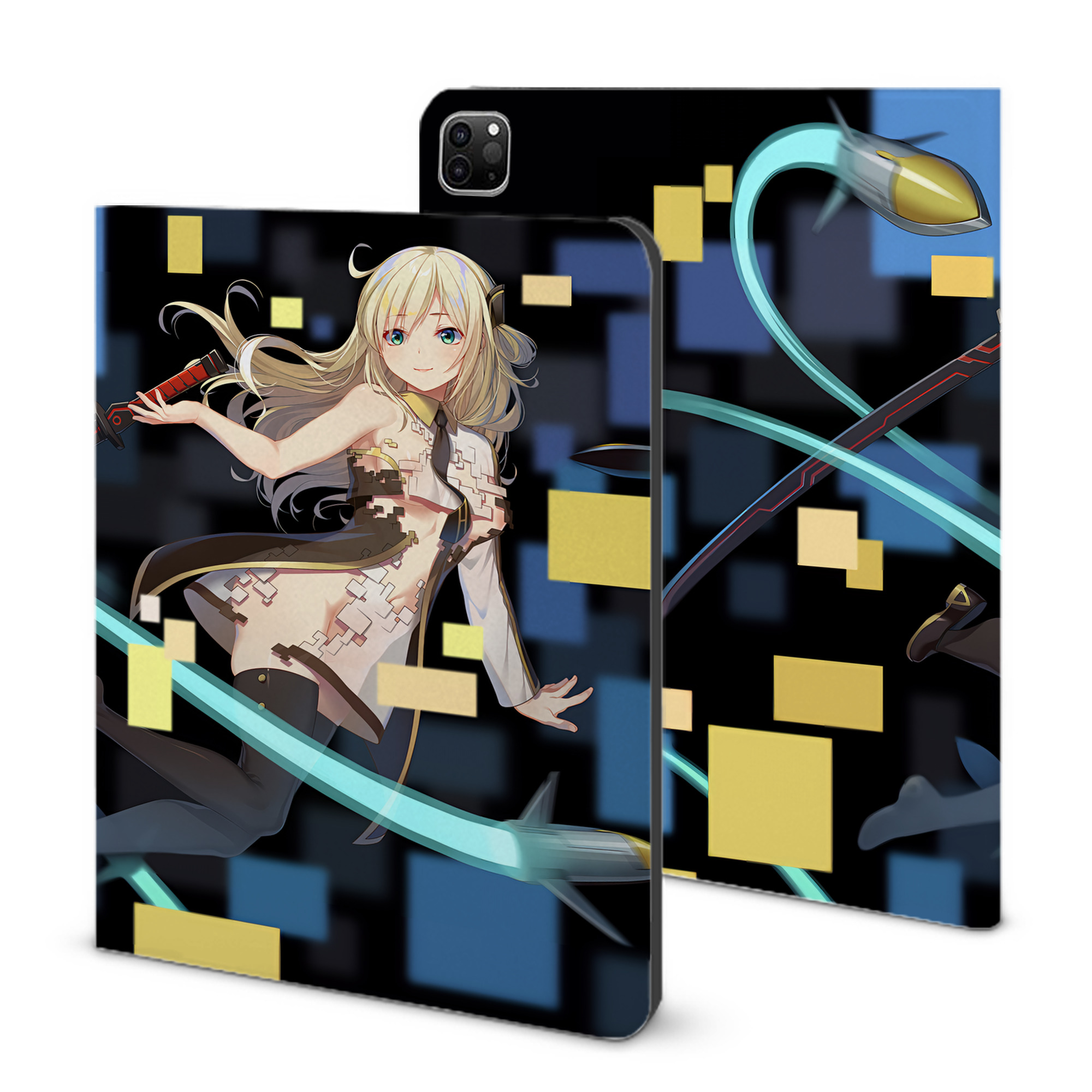 （画像用） 遊☆戯☆王 Yu-Gi-Oh! IPad ケース ブック型 PUレザー TPU 耐衝撃 軽量 薄型 ペン収納なし 全面保護 IPad 各モデル対応